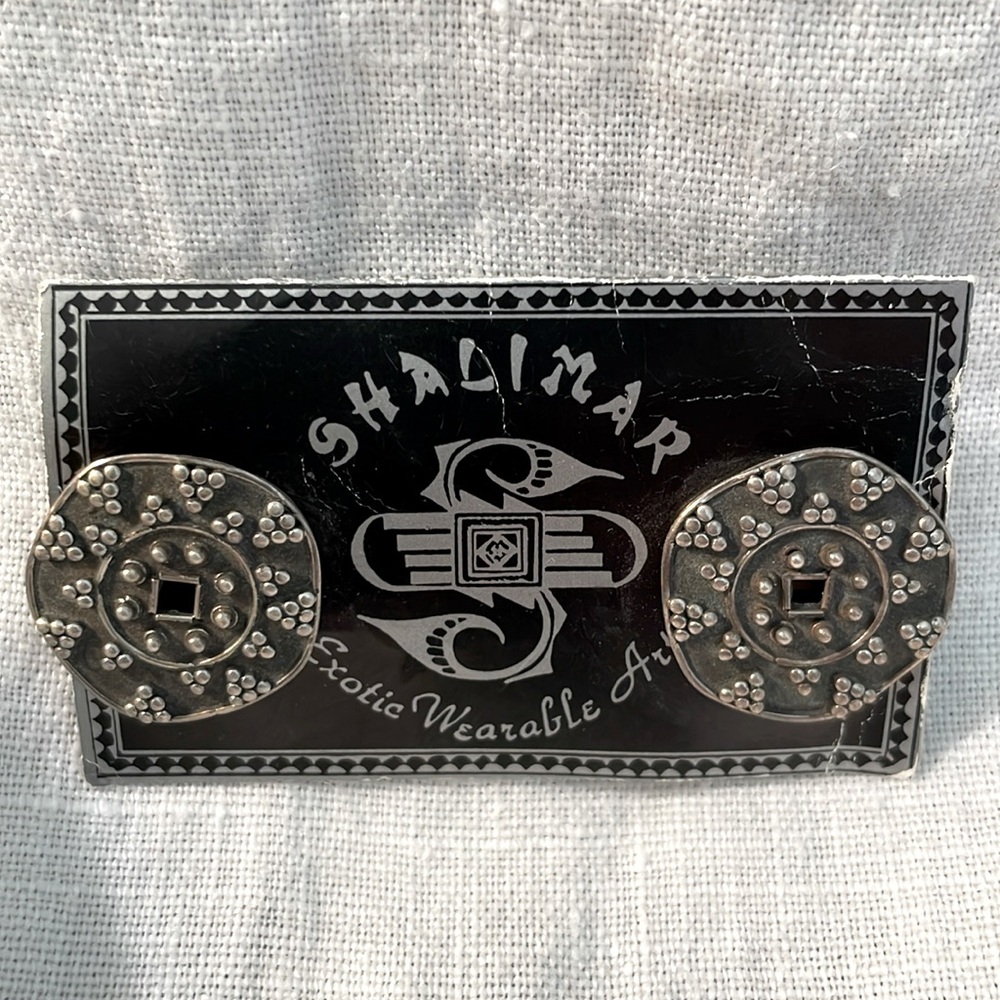 Shalimar Earrings Exotic Wearable Art